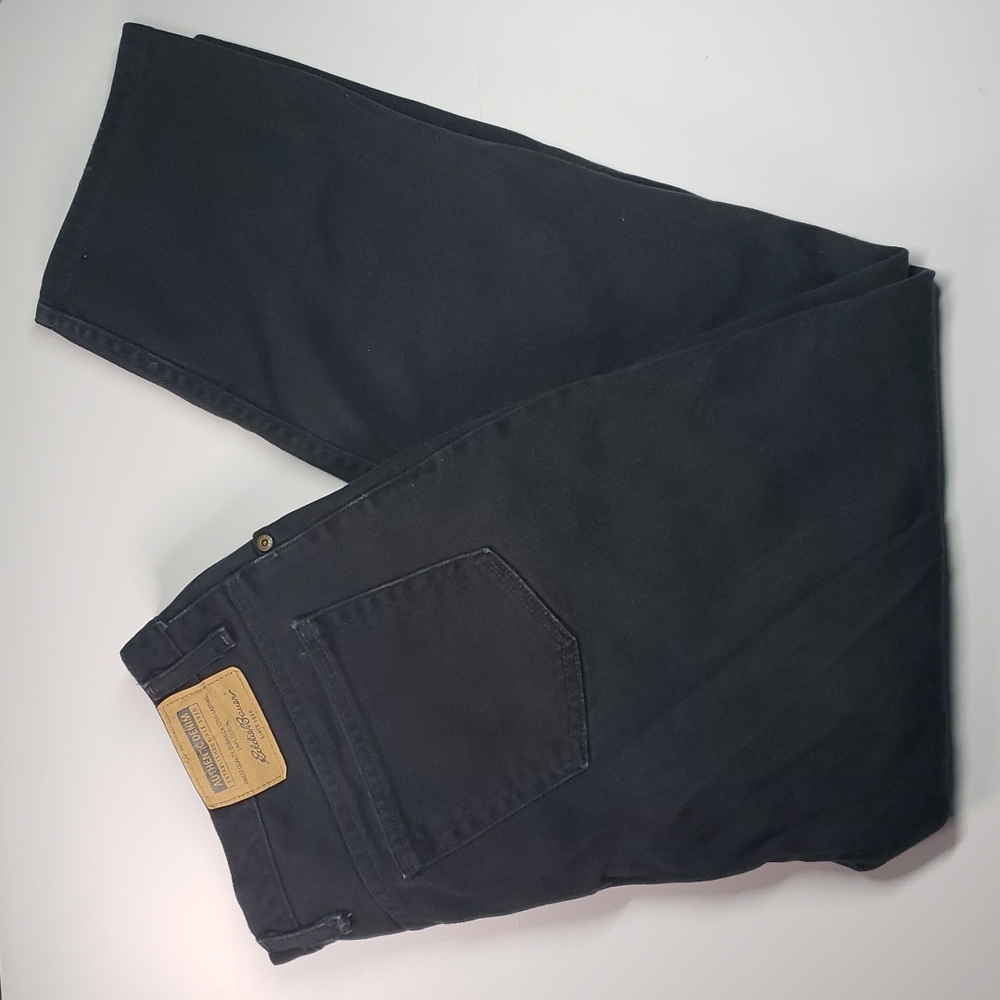 Eddie Bauer Vintage Petite Black High Mom Jeans
